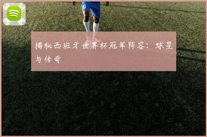 揭秘西班牙世界杯冠军阵容:球星与传奇